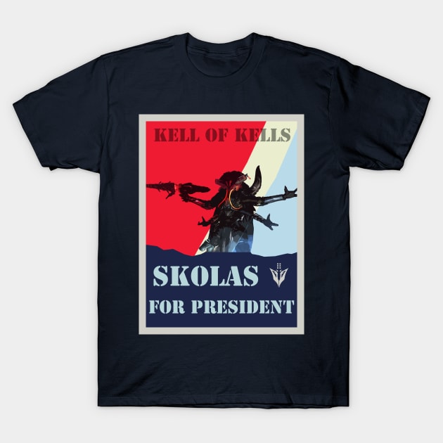 Skolas for President T-Shirt by TheMDesign